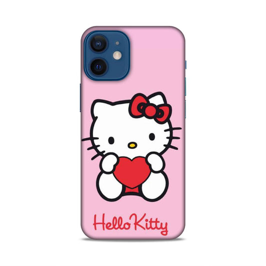 Hello Kitty in Pink Hard Back Case For Apple iPhone 12 Mini