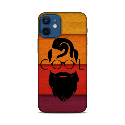 Cool Beard Man Hard Back Case For Apple iPhone 12 Mini