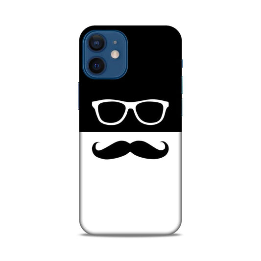 Spect and Mustache Hard Back Case For Apple iPhone 12 Mini