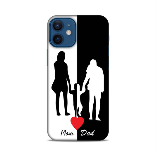 Mom Dad Hard Back Case For Apple iPhone 12 Mini