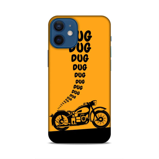 Dug Dug Motor Cycle Hard Back Case For Apple iPhone 12 Mini