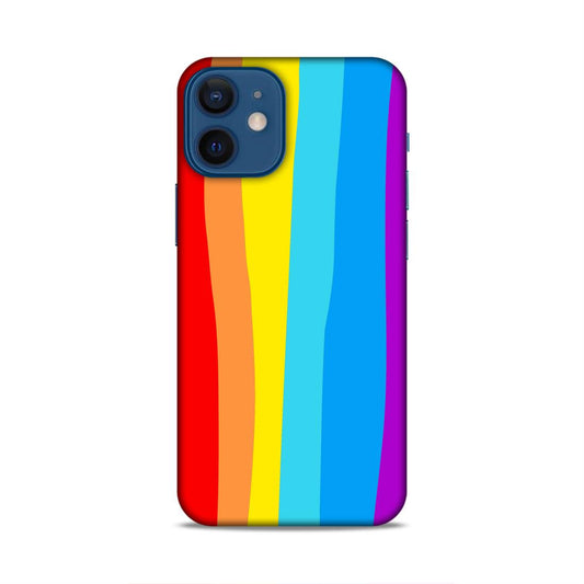 Rainbow Hard Back Case For Apple iPhone 12 Mini
