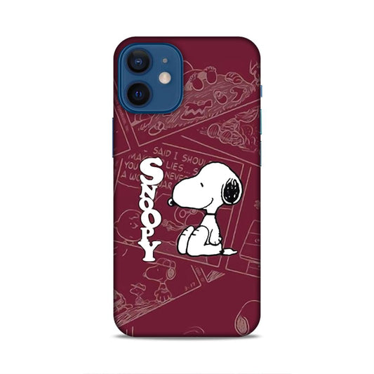 Snoopy Cartton Hard Back Case For Apple iPhone 12 Mini