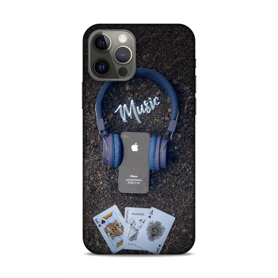 Music Hard Back Case For Apple iPhone 12 / 12 Pro