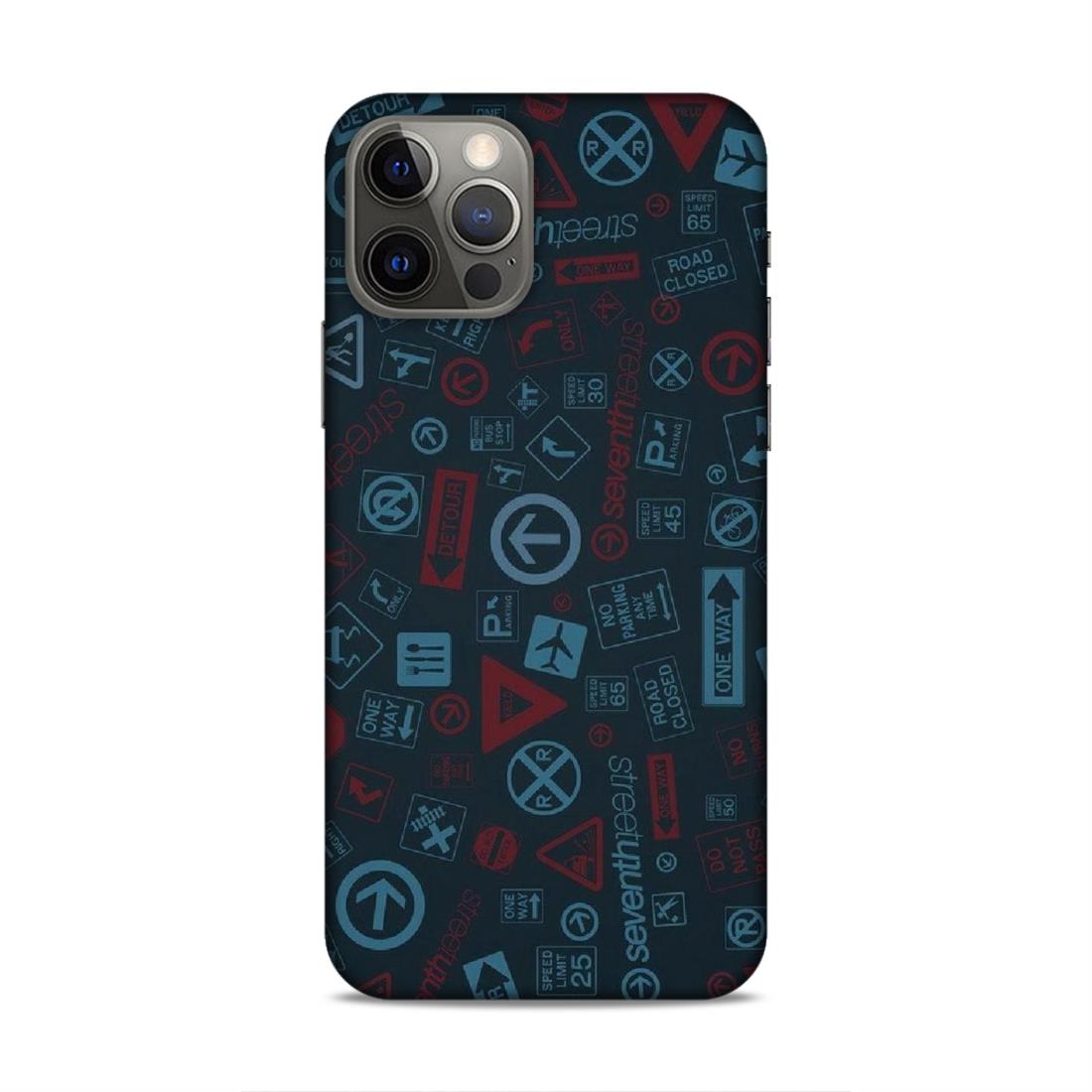 Abstract Hard Back Case For Apple iPhone 12 / 12 Pro