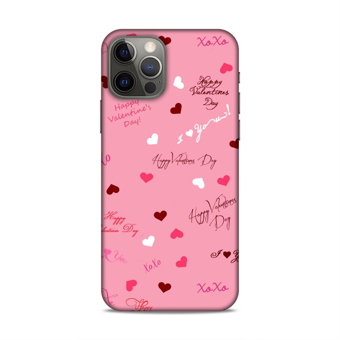 Happy Valentines Day Hard Back Case For Apple iPhone 12 / 12 Pro