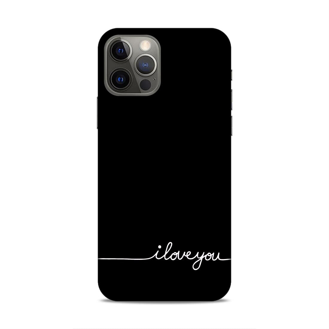 I Love You Hard Back Case For Apple iPhone 12 / 12 Pro