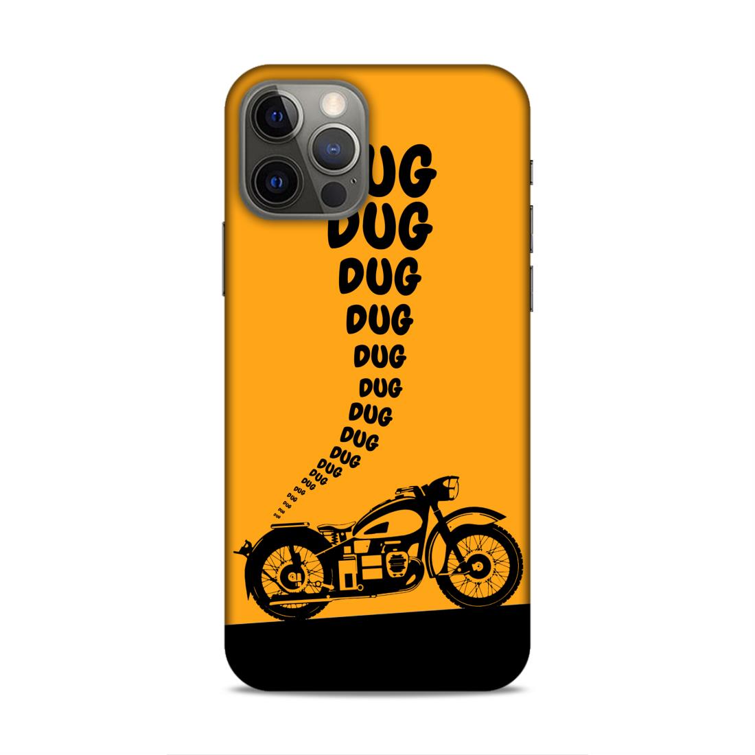 Dug Dug Motor Cycle Hard Back Case For Apple iPhone 12 / 12 Pro