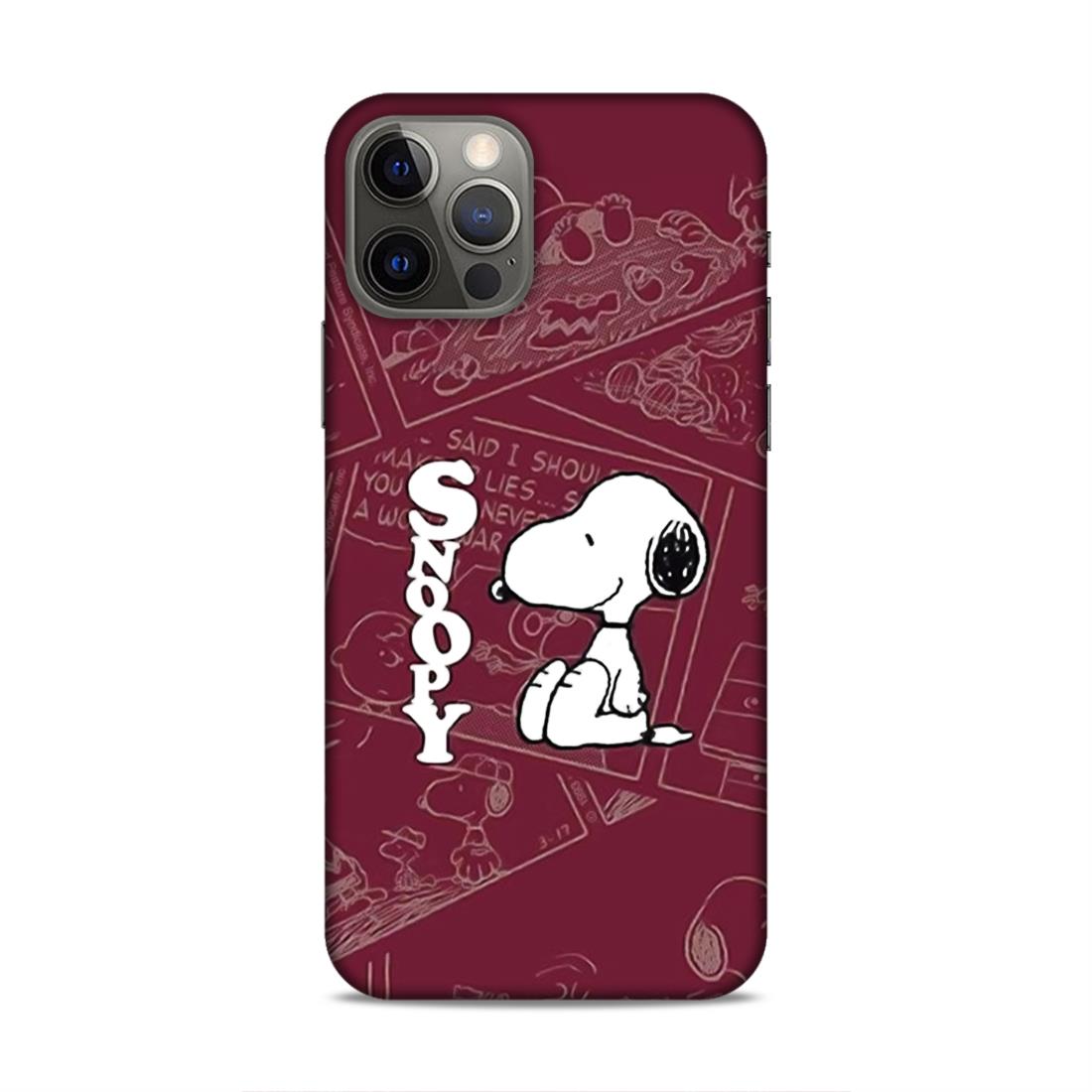 Snoopy Cartton Hard Back Case For Apple iPhone 12 / 12 Pro