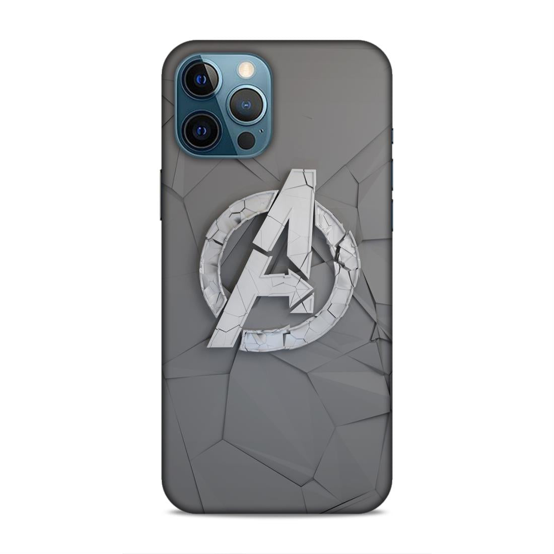 Avengers Symbol Hard Back Case For Apple iPhone 12 Pro Max