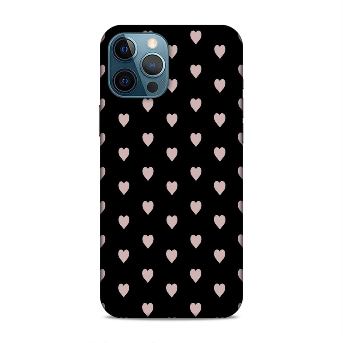 Love Pattern Hard Back Case For Apple iPhone 12 Pro Max