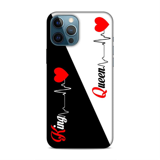 King Queen Love Hard Back Case For Apple iPhone 12 Pro Max
