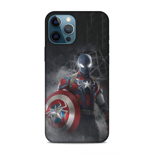 Spiderman With Shild Hard Back Case For Apple iPhone 12 Pro Max