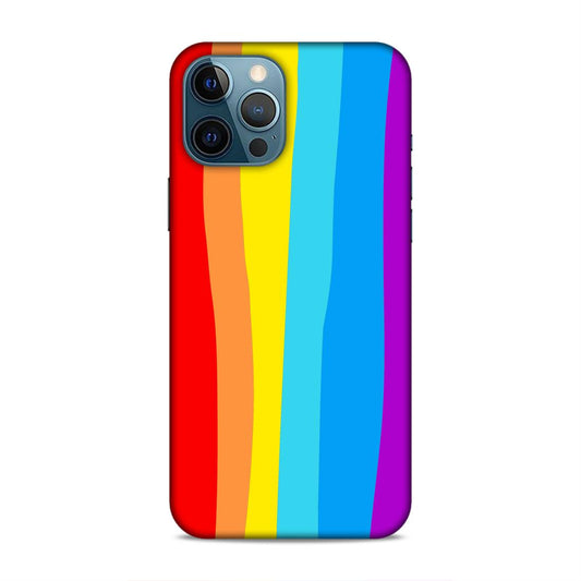 Rainbow Hard Back Case For Apple iPhone 12 Pro Max