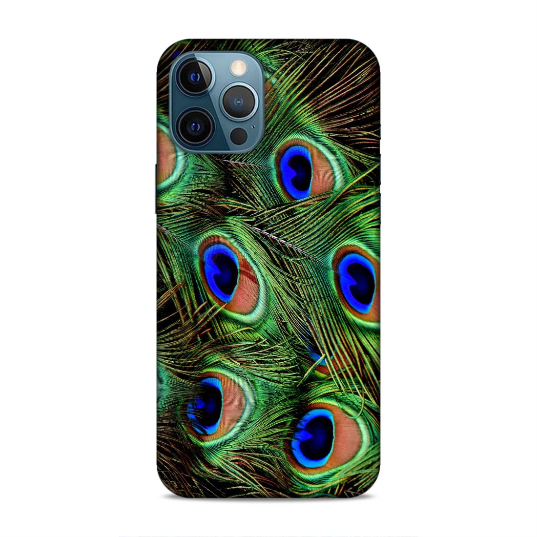 Peacock Feather Hard Back Case For Apple iPhone 12 Pro Max
