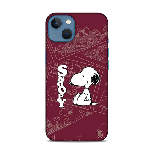 Snoopy Cartton Hard Back Case For Apple iPhone 13 / 14