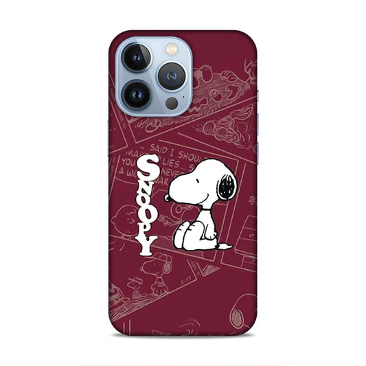 Snoopy Cartton Hard Back Case For Apple iPhone 13 Pro