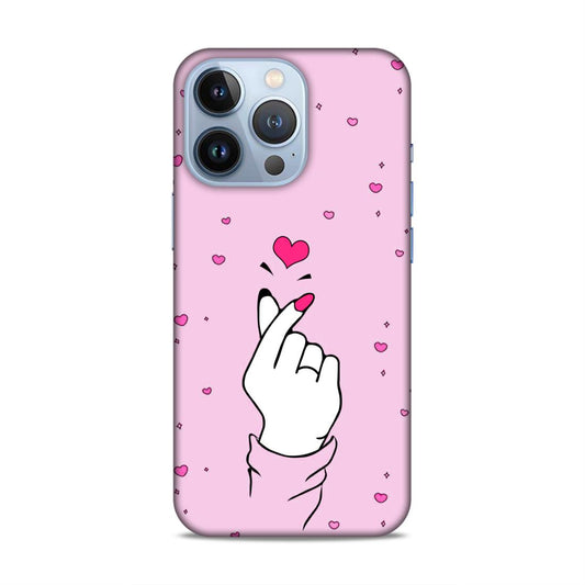 Korean Heart Hard Back Case For Apple iPhone 13 Pro
