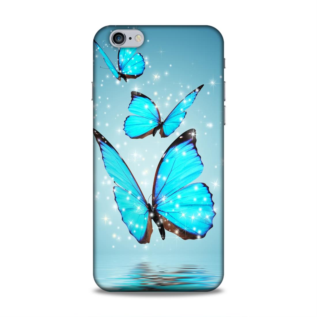 Blue Butterfly Hard Back Case For Apple iPhone 6 Plus / 6s Plus