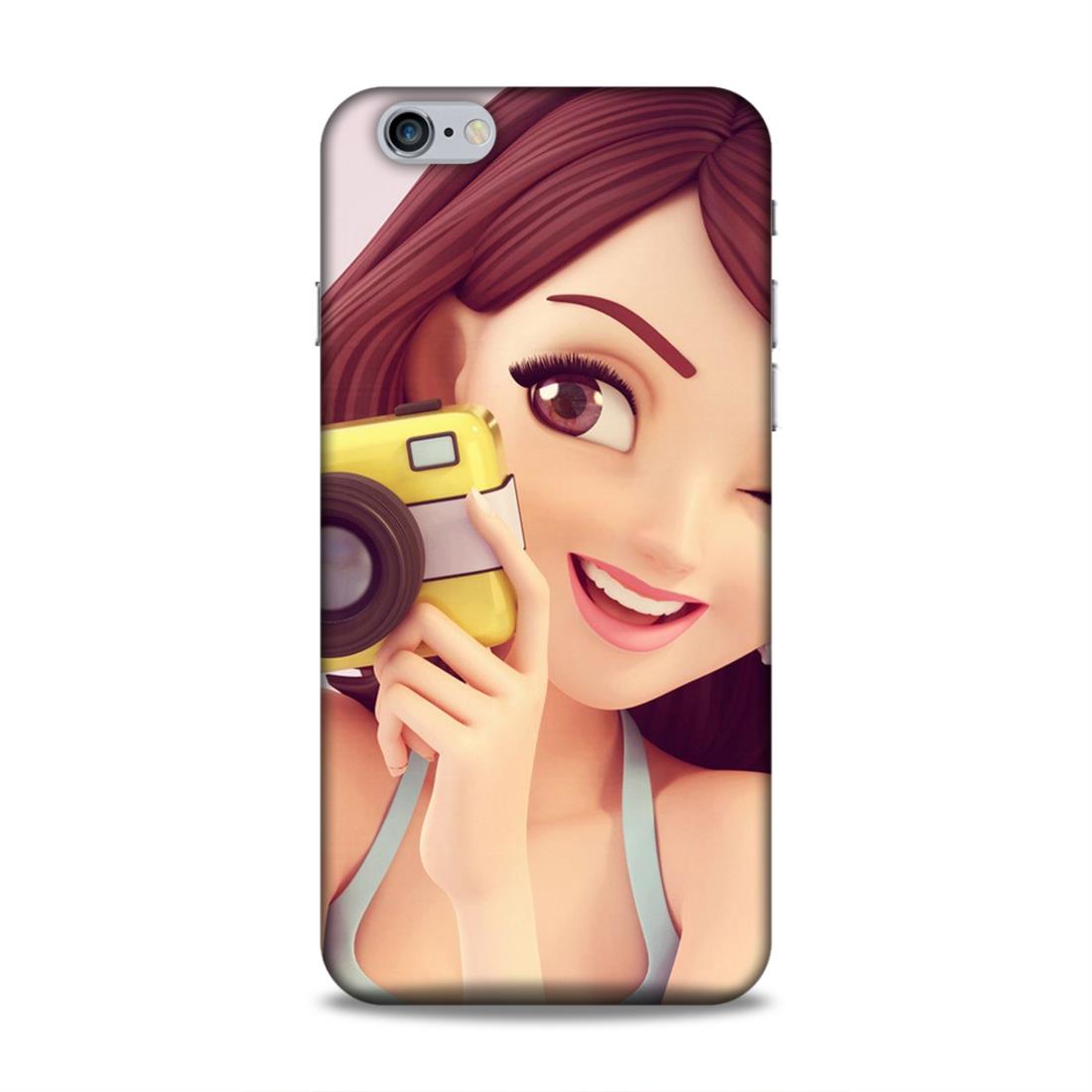 Selfi Click Girl Hard Back Case For Apple iPhone 6 Plus / 6s Plus
