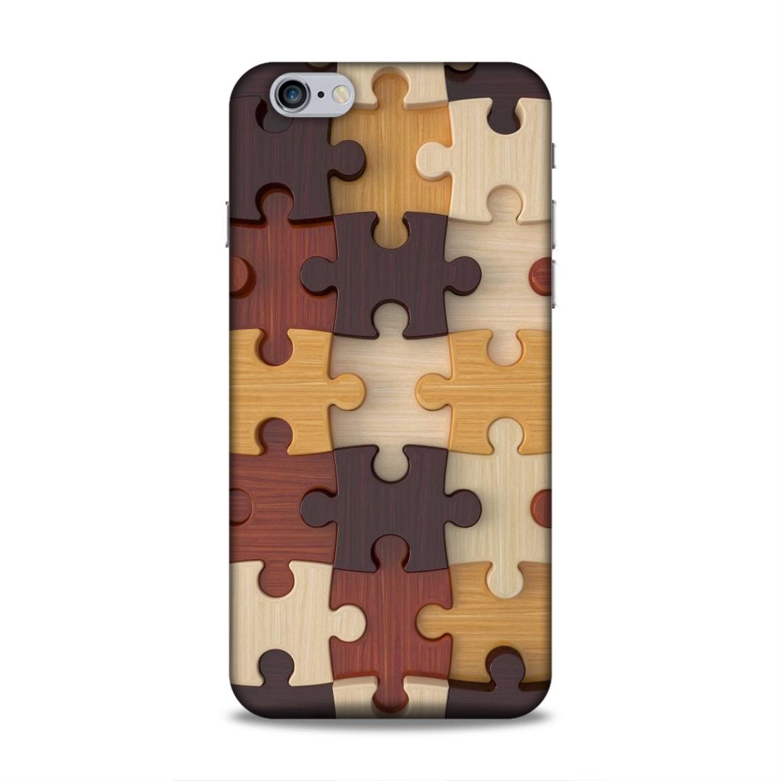 Multi Color Block Puzzle Hard Back Case For Apple iPhone 6 Plus / 6s Plus