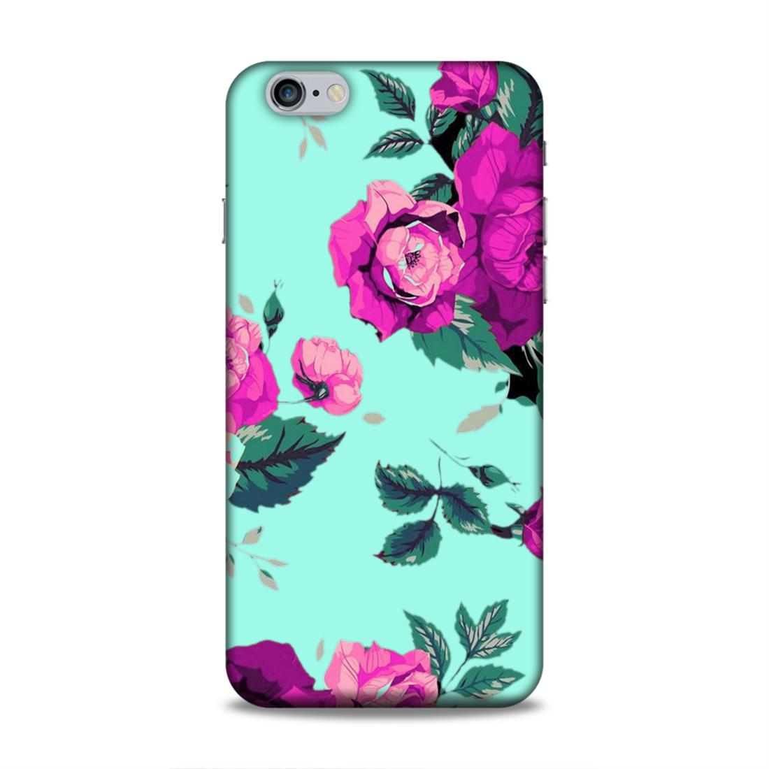 Pink Floral Hard Back Case For Apple iPhone 6 Plus / 6s Plus
