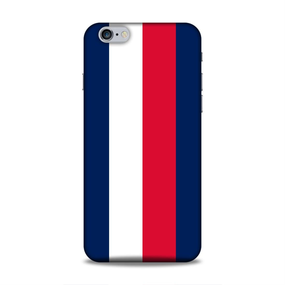 Blue White Red Pattern Hard Back Case For Apple iPhone 6 Plus / 6s Plus
