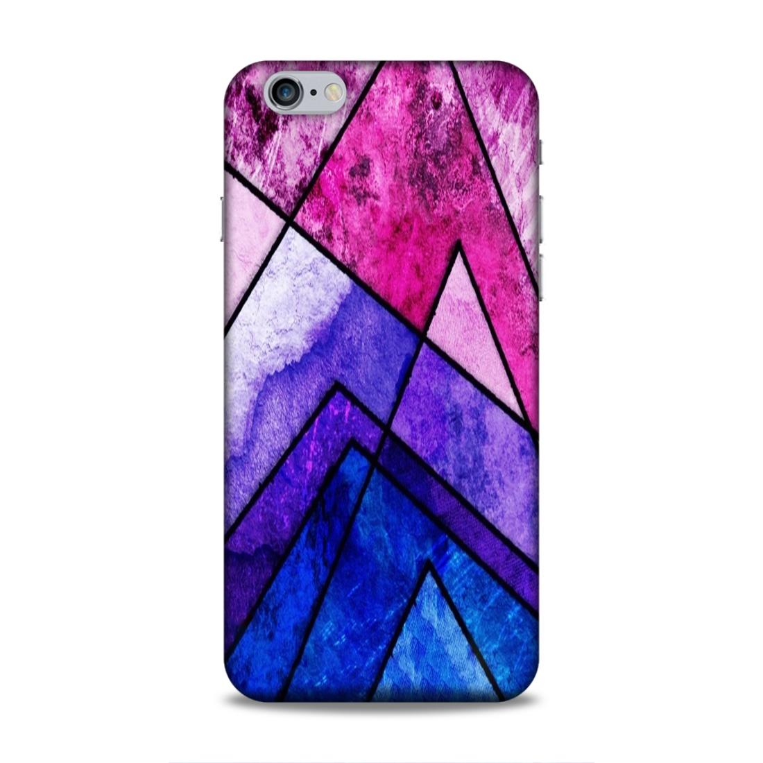 Blue Pink Pattern Hard Back Case For Apple iPhone 6 Plus / 6s Plus
