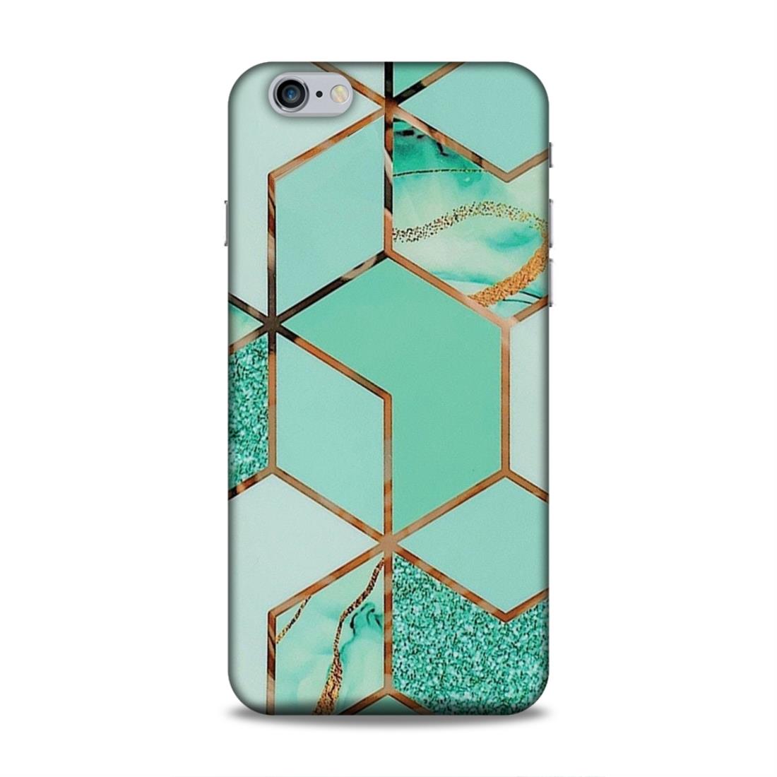 Hexagonal Marble Pattern Hard Back Case For Apple iPhone 6 Plus / 6s Plus