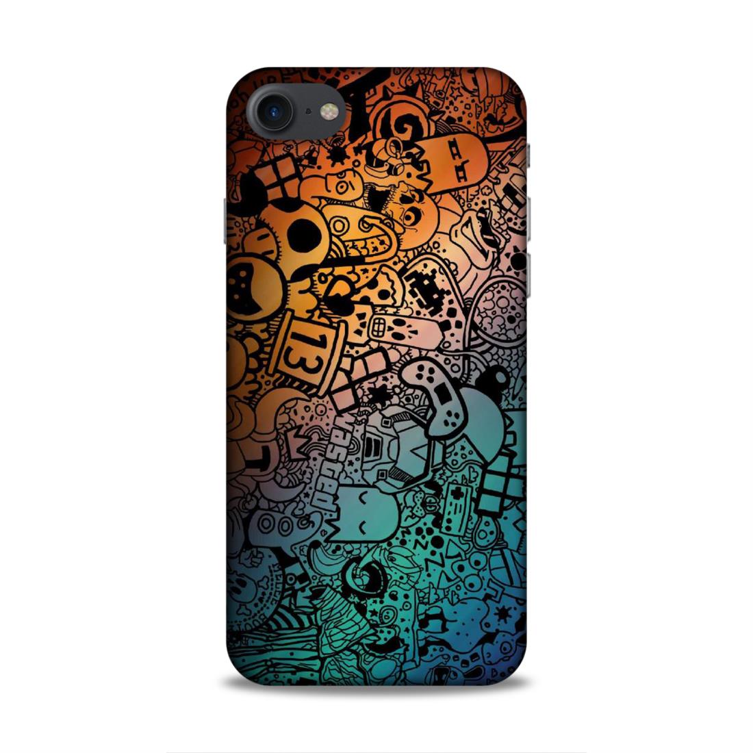 Abstract Hard Back Case For Apple iPhone 7 / 8 / SE 2020