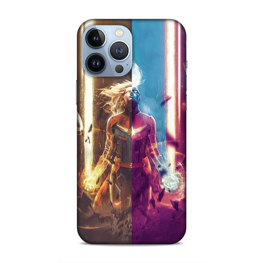 Captain Marvel Hard Back Case For Apple iPhone 13 Pro Max