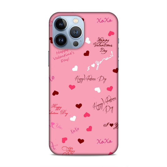 Happy Valentines Day Hard Back Case For Apple iPhone 13 Pro Max