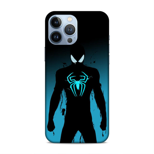 Black Spiderman Hard Back Case For Apple iPhone 13 Pro Max