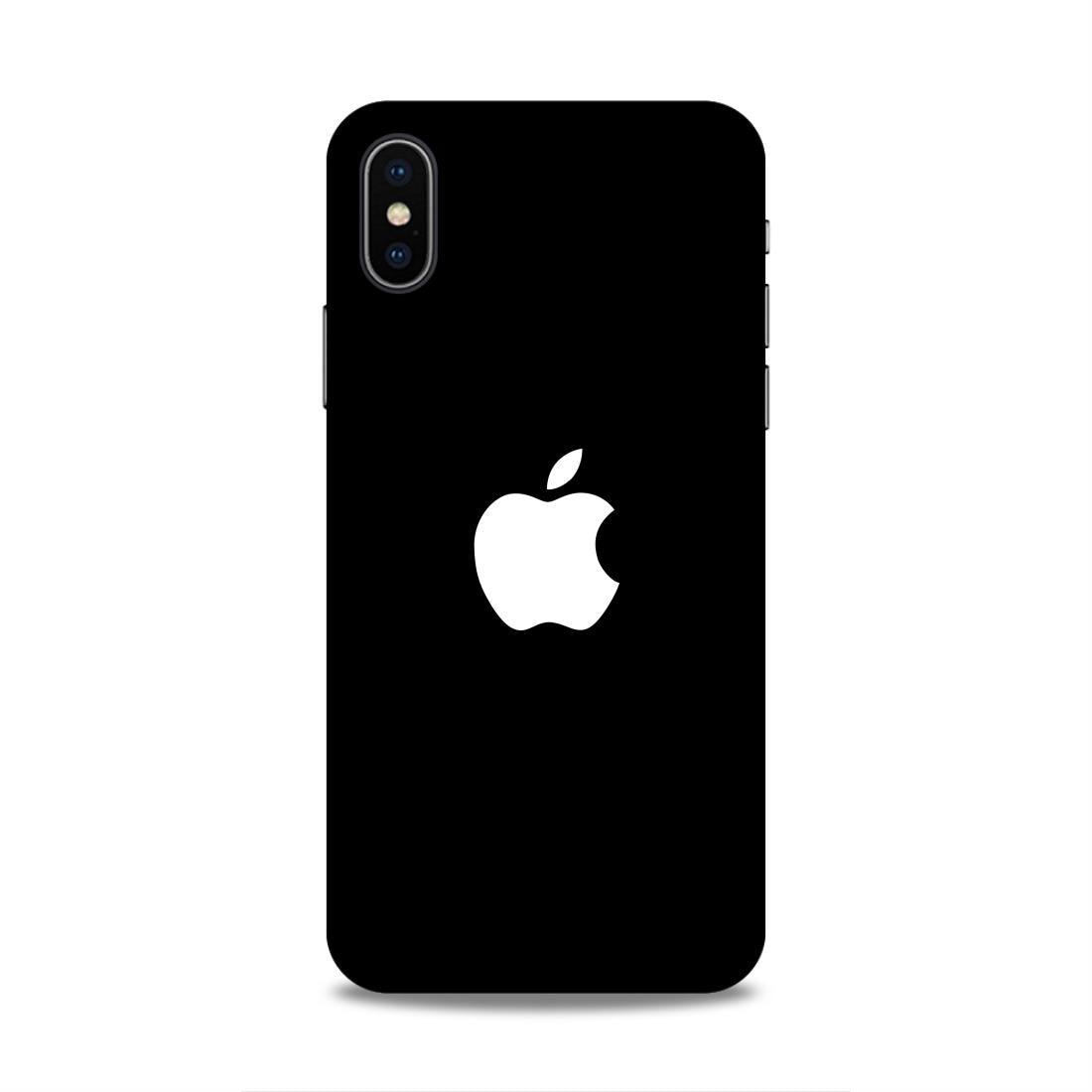 Apple Logo Hard Back Case For Apple iPhone X/XS