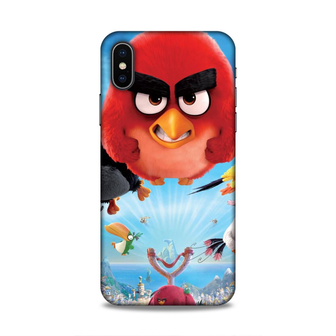 Flying Angry Bird Hard Back Case For Apple iPhone X/XS