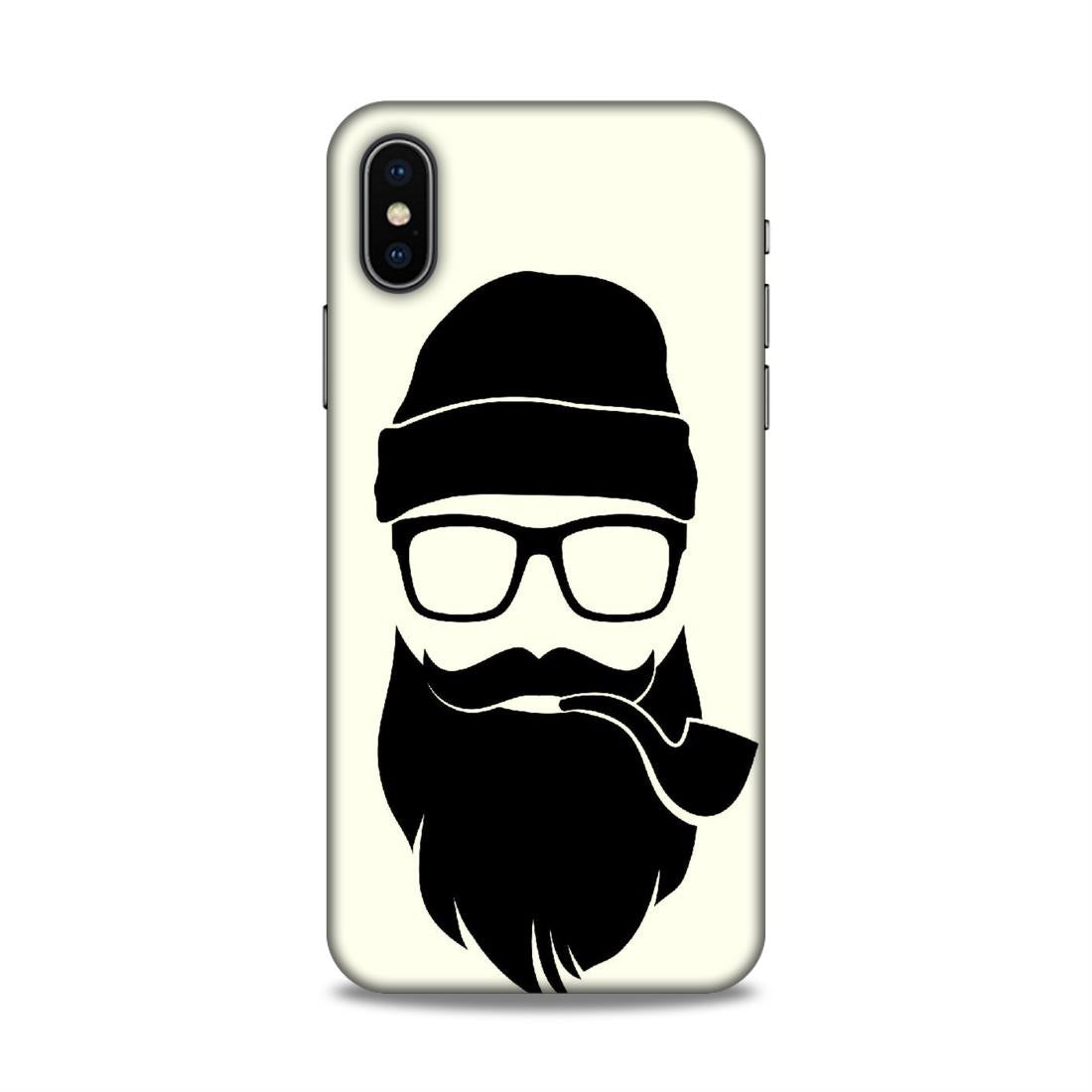 Beard Hard Back Case For Apple iPhone X/XS