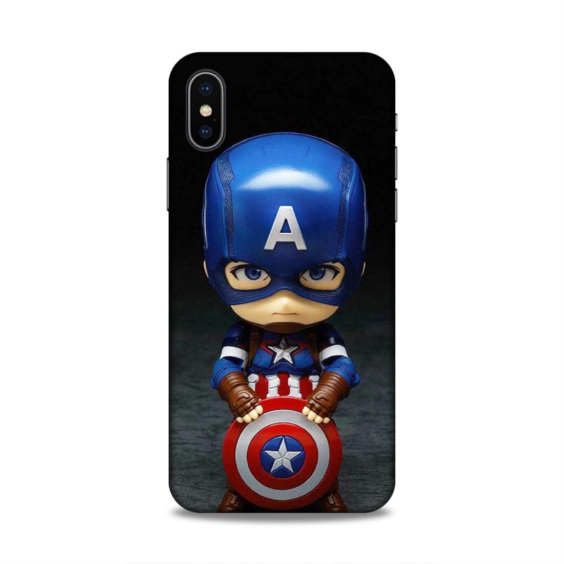 Captain America Hard Back Case For Apple iPhone X/XS