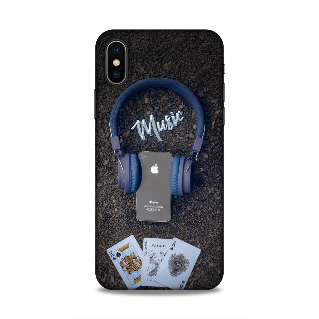Music Hard Back Case For Apple iPhone X/XS