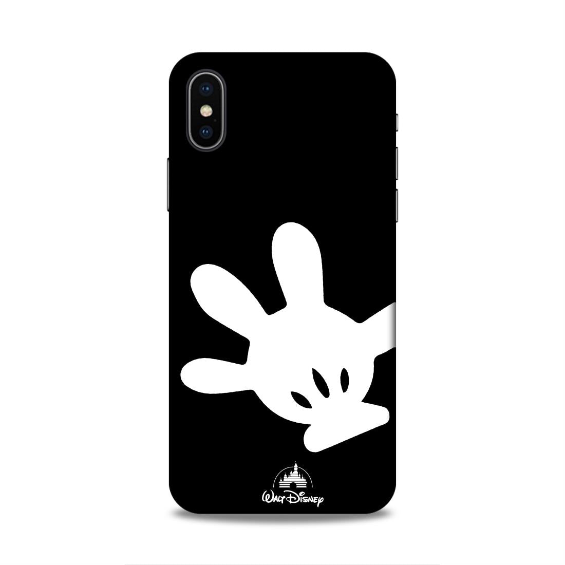 Micky Hand Hard Back Case For Apple iPhone X/XS