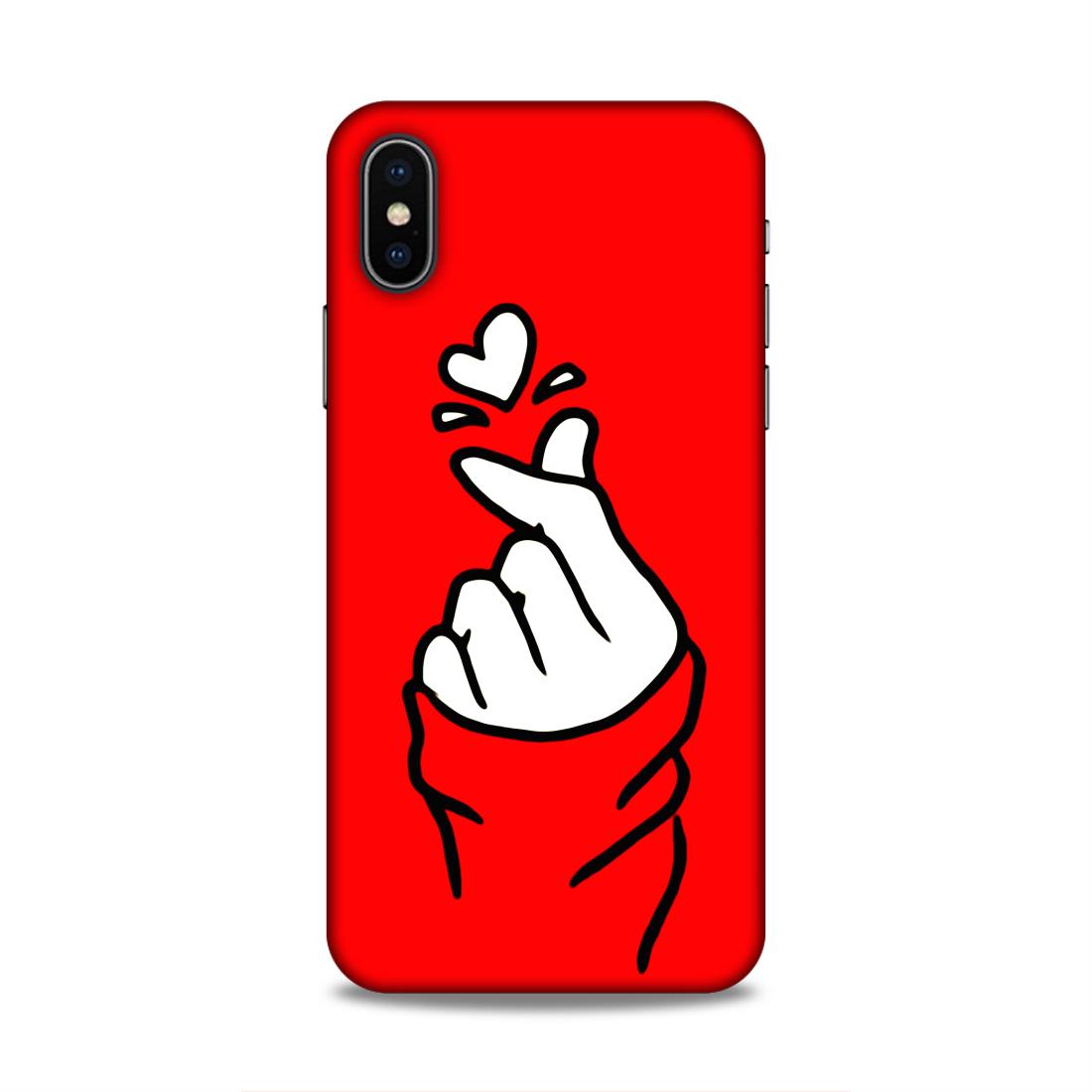 Love Hard Back Case For Apple iPhone X/XS