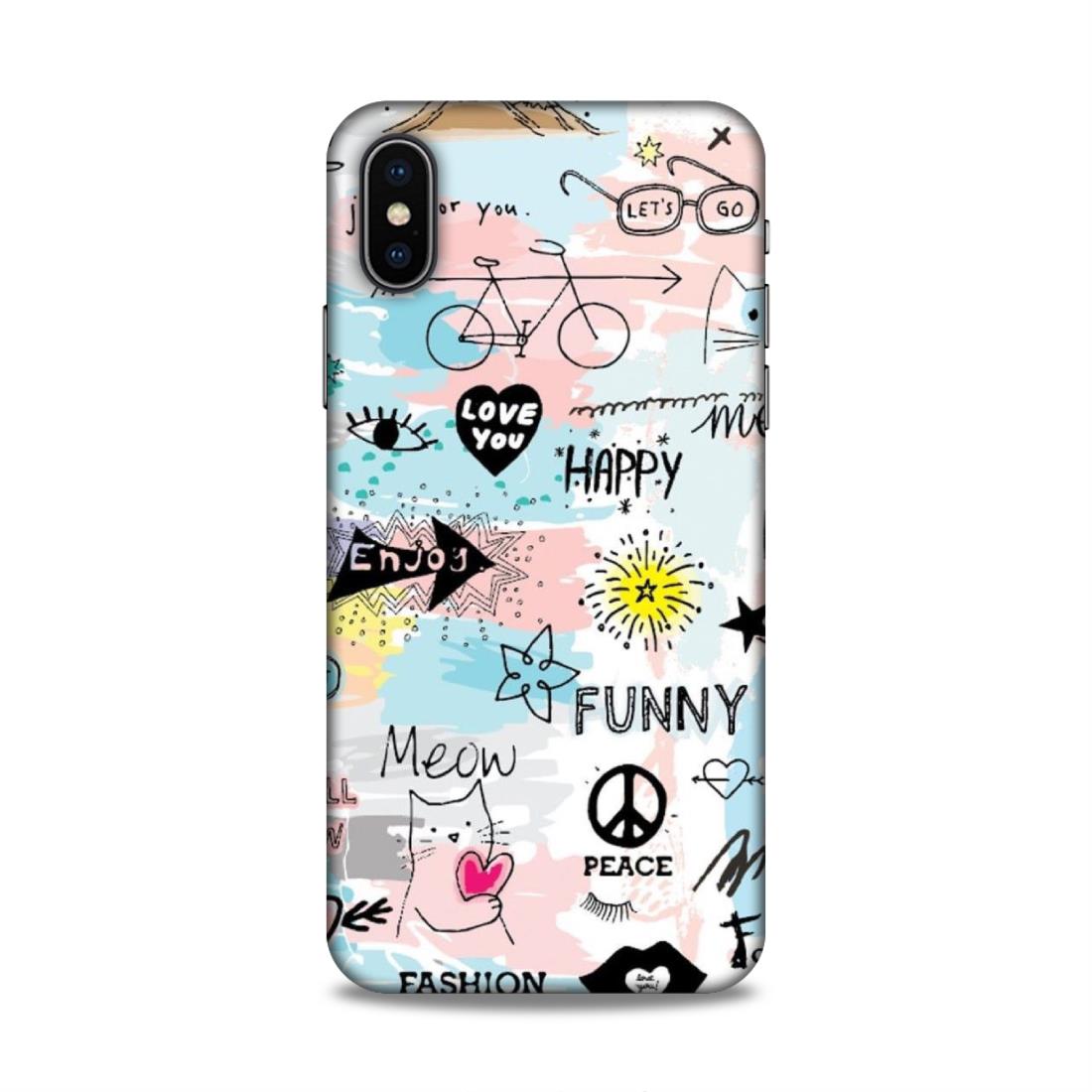 Quoted Hard Back Case For Apple iPhone X/XS