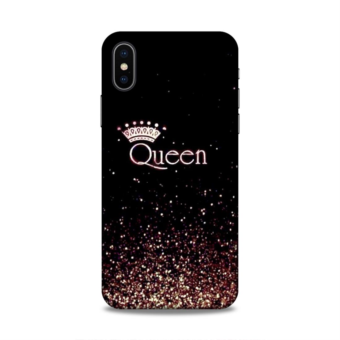 Queen Wirh Crown Hard Back Case For Apple iPhone X/XS