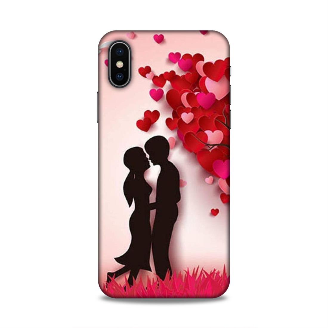 Couple Love Hard Back Case For Apple iPhone X/XS