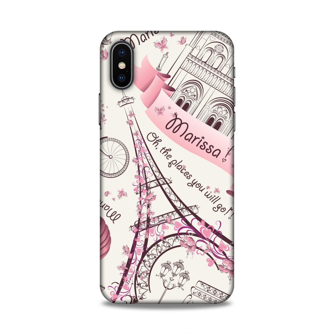 Love Efile Tower Hard Back Case For Apple iPhone X/XS