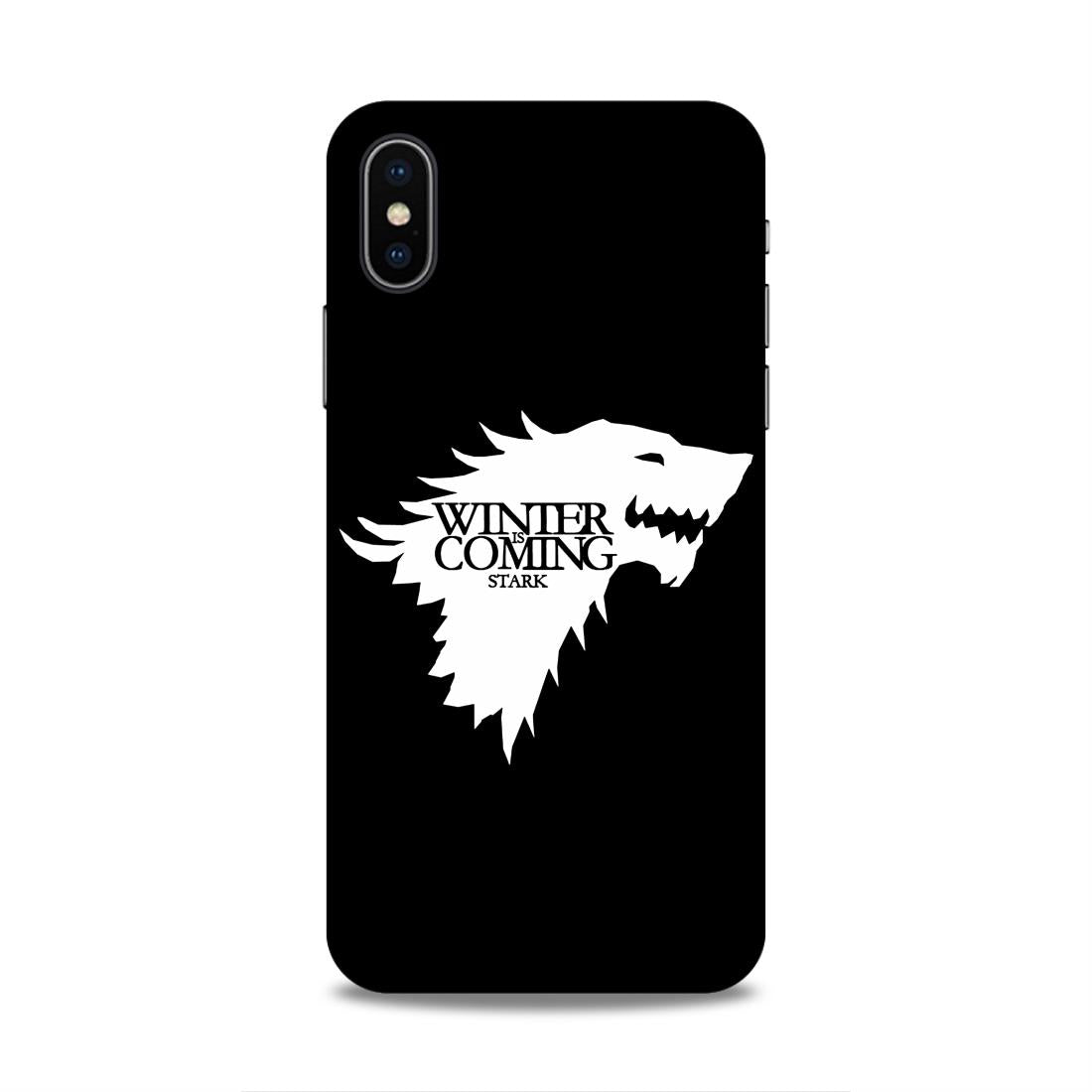 Winter Is Coming Stark Hard Back Case For Apple iPhone X/XS