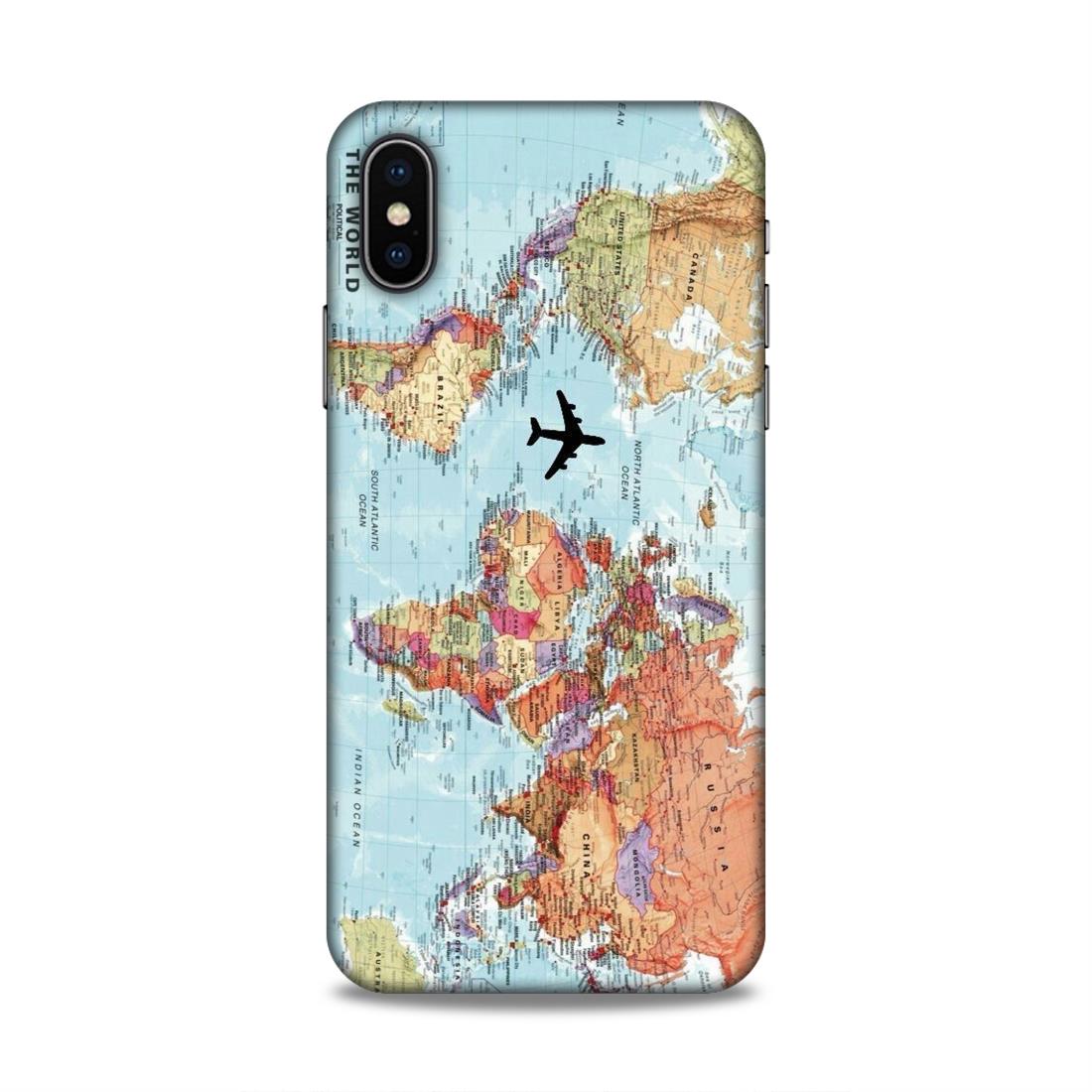 Travel World Hard Back Case For Apple iPhone X/XS