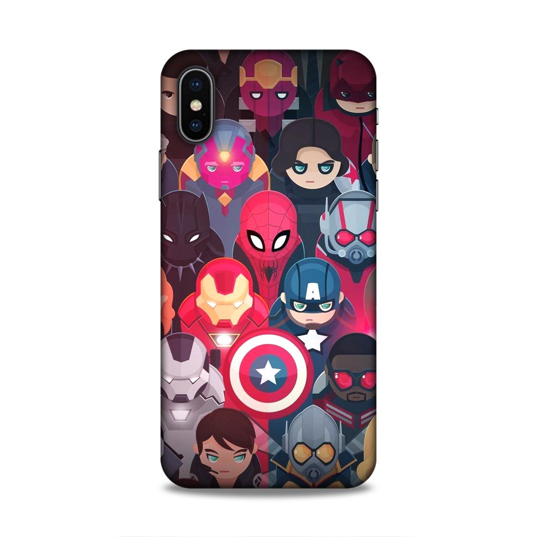 Avenger Heroes Hard Back Case For Apple iPhone X/XS