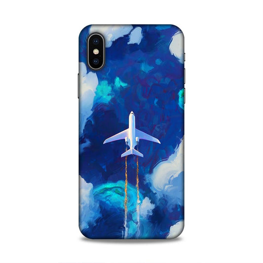 Aeroplane In The Sky Hard Back Case For Apple iPhone X/XS