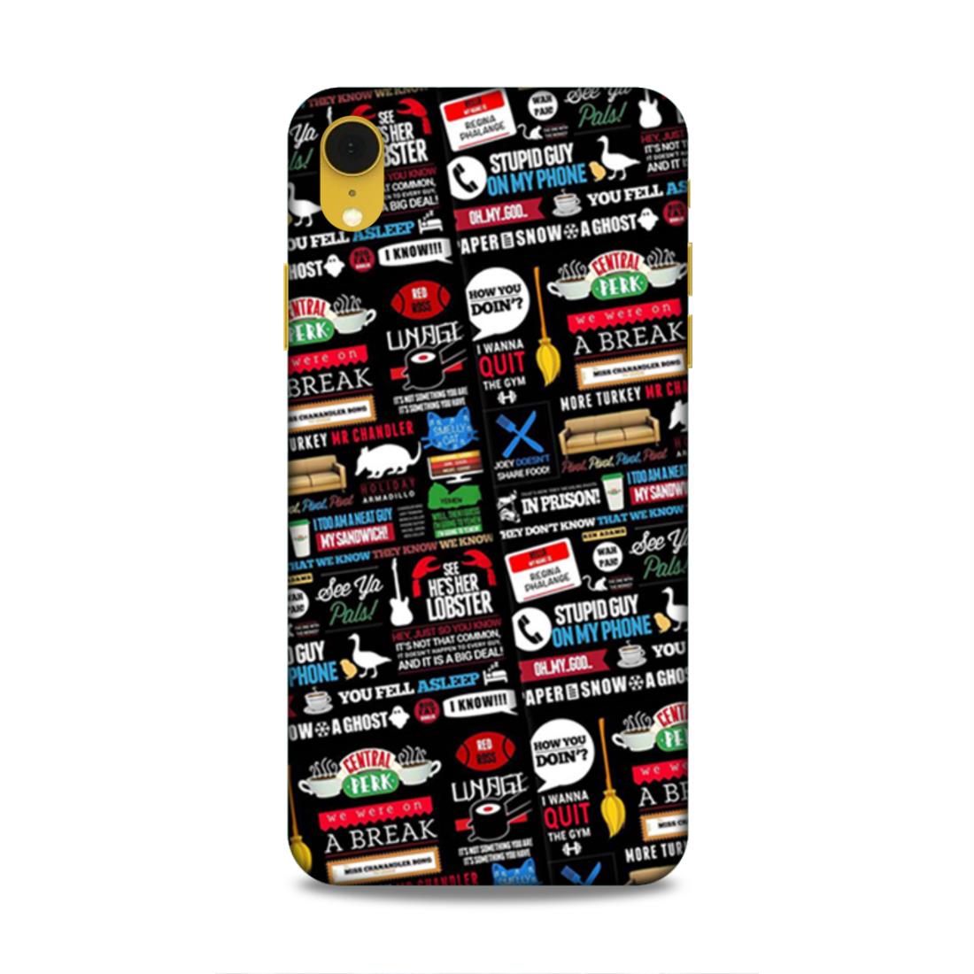 Friends Hard Back Case For Apple iPhone XR
