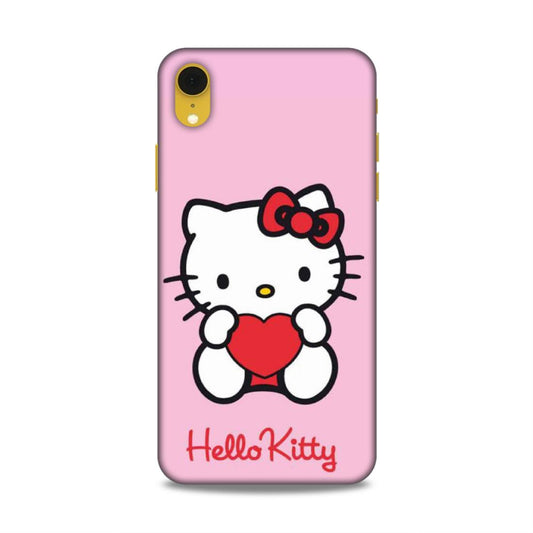 Hello Kitty in Pink Hard Back Case For Apple iPhone XR